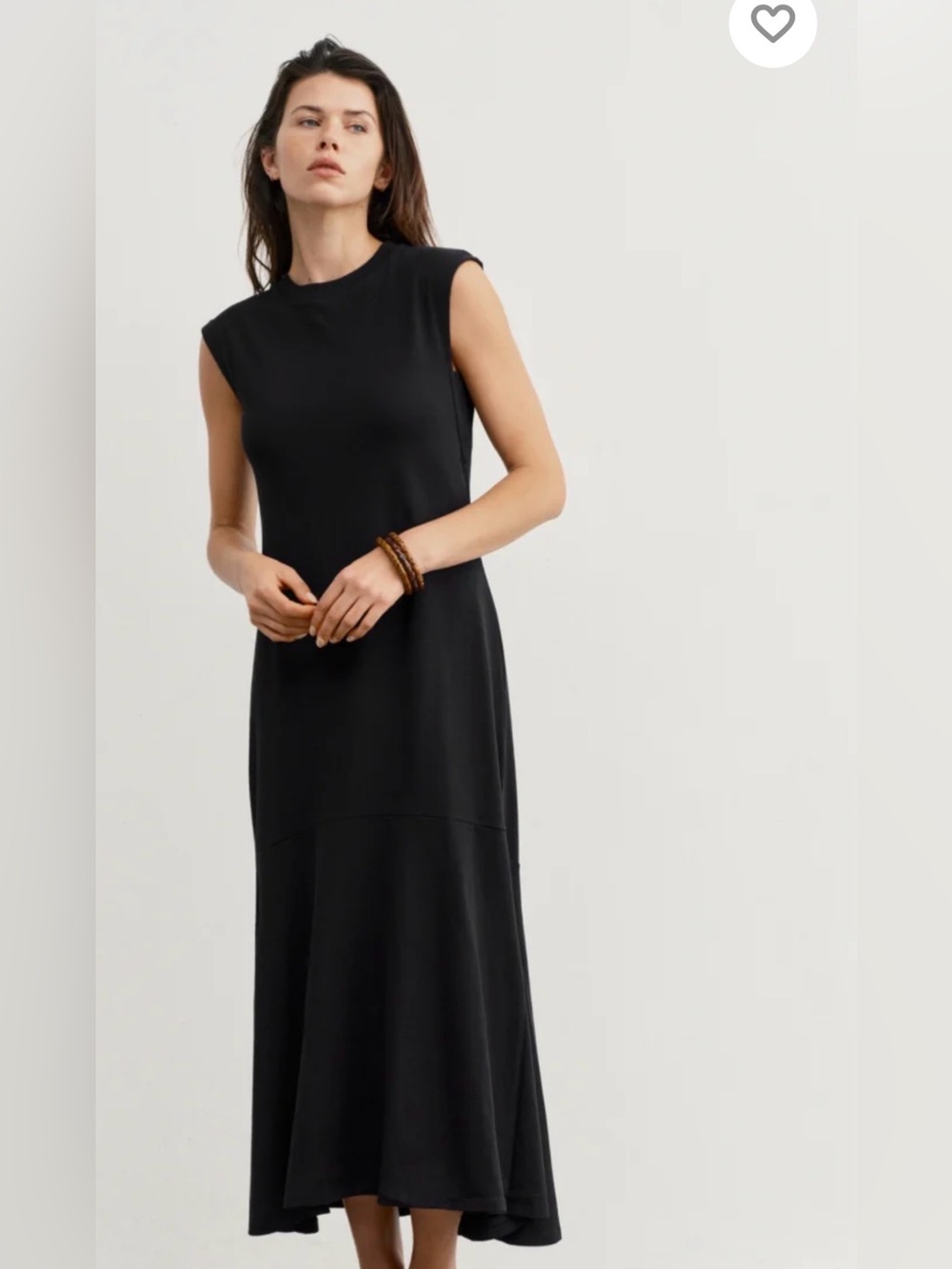 AYR The Elixir Black Maxi Trumpet Knit Dress Size Small